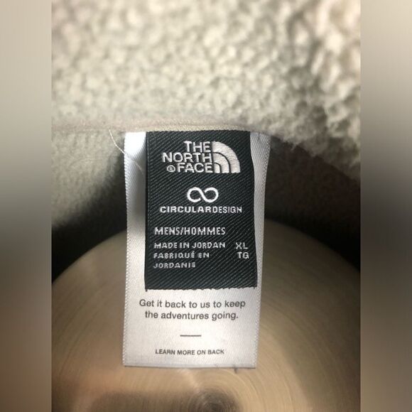 The North Face Men’s XL Brown & Grey 3/4 Zip Closure Standup Collar Fleece NWOT - Picture 5 of 5